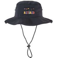 Retired 2025 Not My Problem Anymore Retirement Party Retiree Bucket Hat