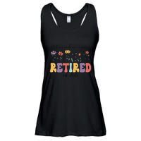 Retired 2025 Not My Problem Anymore Retirement Party Retiree Ladies Essential Flowy Tank
