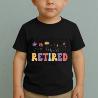 Retired 2025 Not My Problem Anymore Retirement Party Retiree Toddler T-Shirt