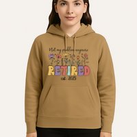Retired 2025 Not My Problem Anymore Retirement Party Retiree Hoodie