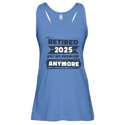 Retired 2025 Not My Problem Anymore Ladies Essential Flowy Tank