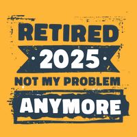 Retired 2025 Not My Problem Anymore Pom Pom 12in Knit Beanie