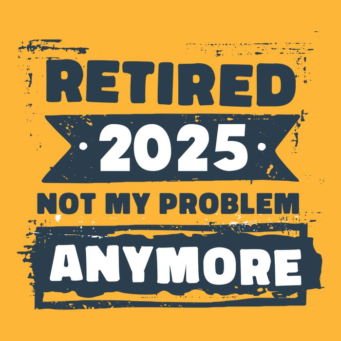 Retired 2025 Not My Problem Anymore Pom Pom 12in Knit Beanie