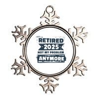 Retired 2025 Not My Problem Anymore Metallic Star Ornament