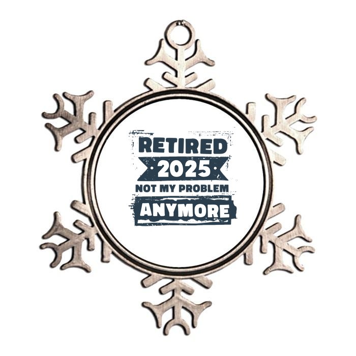 Retired 2025 Not My Problem Anymore Metallic Star Ornament