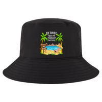 Retired 2025 Not My Problem Anymore Beach Retirement Gifts Cool Comfort Performance Bucket Hat