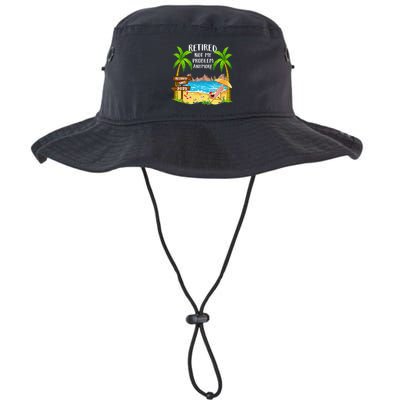 Retired 2025 Not My Problem Anymore Beach Retirement Gifts Bucket Hat