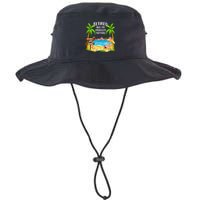 Retired 2025 Not My Problem Anymore Beach Retirement Gifts Bucket Hat