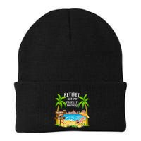 Retired 2025 Not My Problem Anymore Beach Retirement Gifts Beanie