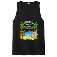 Retired 2025 Not My Problem Anymore Beach Retirement Gifts PosiCharge Competitor Tank
