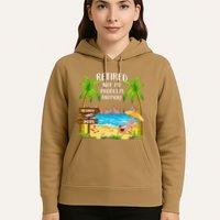 Retired 2025 Not My Problem Anymore Beach Retirement Gifts Hoodie