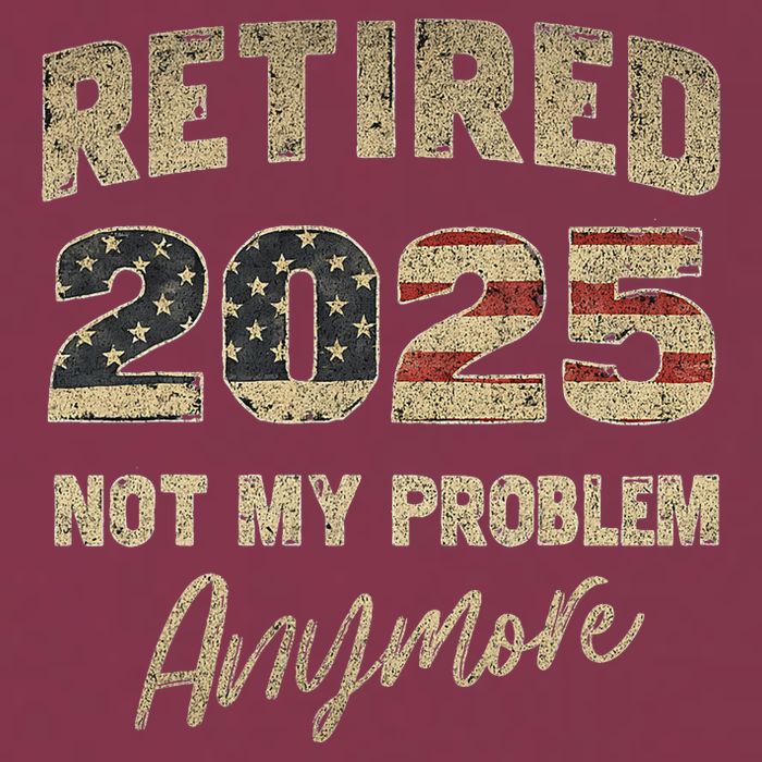 Retired 2025 Not My Problem Anymore Retirement 16oz Travel Tumbler