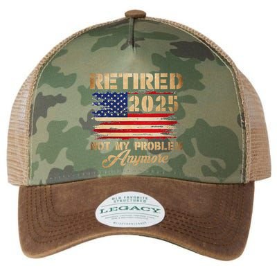 Retired 2025 Not My Problem Anymore Legacy Tie Dye Trucker Hat