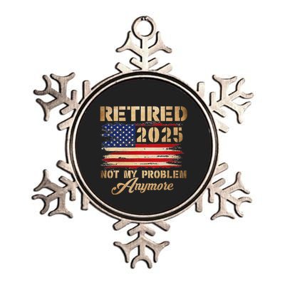 Retired 2025 Not My Problem Anymore Metallic Star Ornament