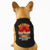Retired 2025 Not My Problem Anymore Vintage Tropical Doggie Tank