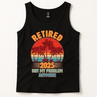 Retired 2025 Not My Problem Anymore Vintage Tropical Tank Top