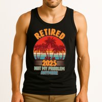 Retired 2025 Not My Problem Anymore Vintage Tropical Tank Top