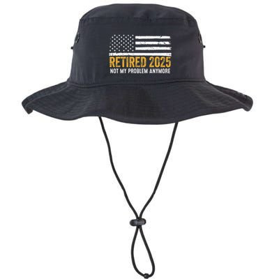 Retired 2025 Not My Problem Anymore Retirement Retired Legacy Cool Fit Booney Bucket Hat