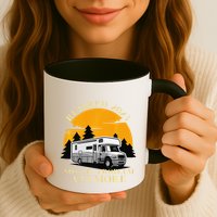 Retired 2025 Not My Problem Anymore Camping Retirement Mug