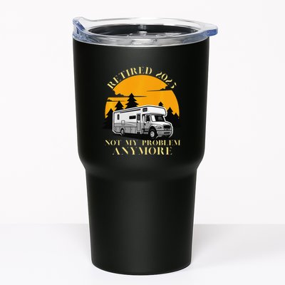 Retired 2025 Not My Problem Anymore Camping Retirement Tumbler