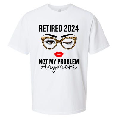 Retired 2024 Not My Problem Anymore Sueded Cloud Jersey T-Shirt