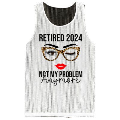 Retired 2024 Not My Problem Anymore Mesh Reversible Basketball Jersey Tank