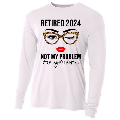 Retired 2024 Not My Problem Anymore Cooling Performance Long Sleeve Crew