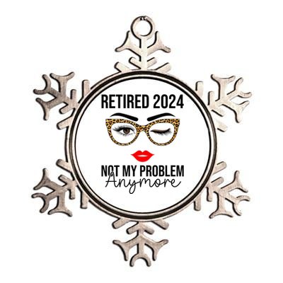 Retired 2024 Not My Problem Anymore Metallic Star Ornament