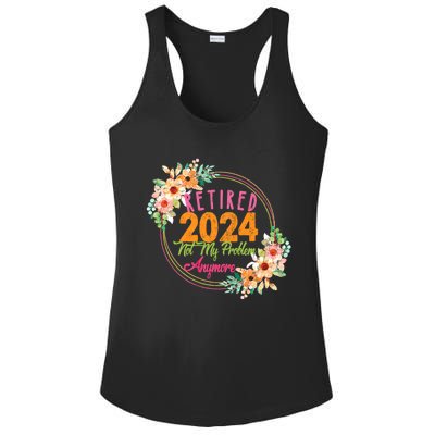 Retired 2024 Not My Problem Anymore Ladies PosiCharge Competitor Racerback Tank