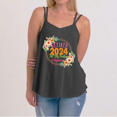 Retired 2024 Not My Problem Anymore Women's Strappy Tank