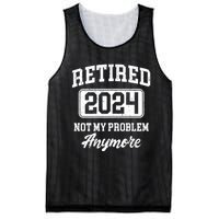 Retired 2024 Not My Problem Anymore Mesh Reversible Basketball Jersey Tank