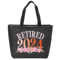 Retired 2024 Not My Problem Anymore Zip Tote Bag