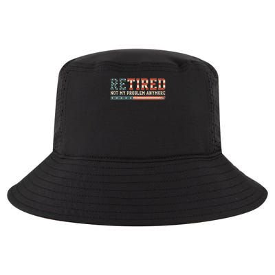  Retired 2025 Not My Problem Anymore  Cool Comfort Performance Bucket Hat