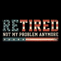  Retired 2025 Not My Problem Anymore  Wool Snapback Cap