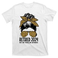 Retired 2024 Not My Problem Anymore Vintage Funny T-Shirt