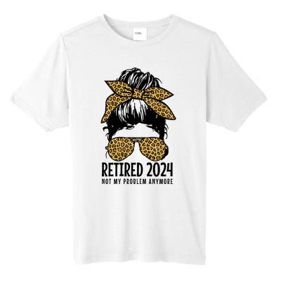 Retired 2024 Not My Problem Anymore Vintage Funny Tall Fusion ChromaSoft Performance T-Shirt