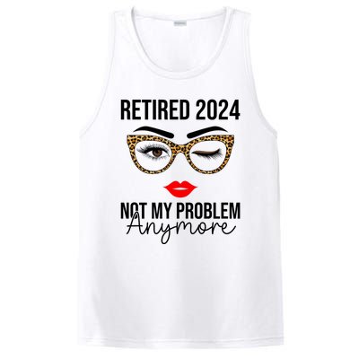 Retired 2024 Not My Problem Anymore Retirement PosiCharge Competitor Tank