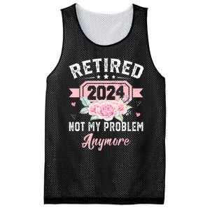 Retired 2024 Not My Problem Anymore Mesh Reversible Basketball Jersey Tank