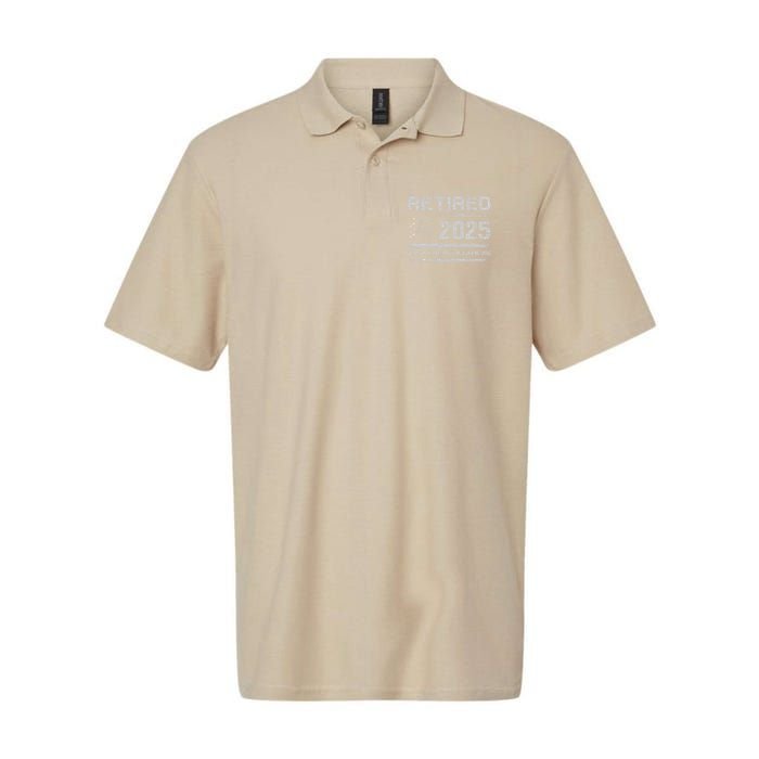 Retired 2025 Not My Problem Anymore Retirement American Flag Polo