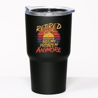 Retired 2025 Not My Problem Anymore Funny Retirement Tumbler