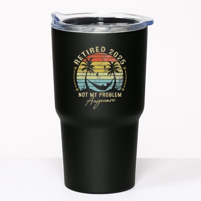 Retired 2025 Not My Problem Anymore Vintage Retirement 2025 Tumbler