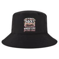 Retired 2025 Not My Problem Anymore Retirement 2025 Women Cool Comfort Performance Bucket Hat
