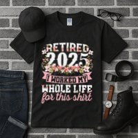 Retired 2025 Not My Problem Anymore Retirement 2025 Women Tall T-Shirt