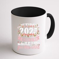 Retired 2025 Not My Problem Anymore Retirement 2025 Women Mug