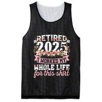 Retired 2025 Not My Problem Anymore Retirement 2025 Women Mesh Reversible Basketball Jersey Tank