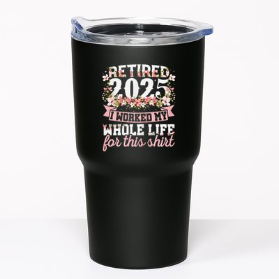 Retired 2025 Not My Problem Anymore Retirement 2025 Women Tumbler