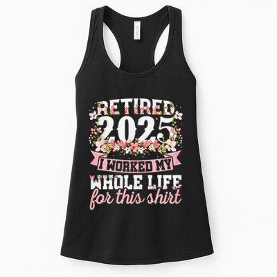 Retired 2025 Not My Problem Anymore Retirement 2025 Women Womens Tank Top