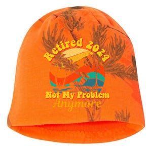 Retired 2024 Not My Problem Anymore Funny Kati - Camo Knit Beanie