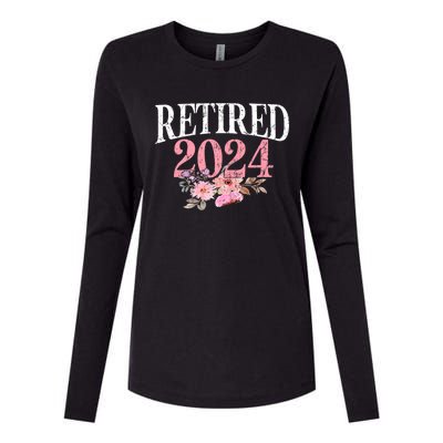 Retired 2024 Not My Problem Anymore Womens Cotton Relaxed Long Sleeve T-Shirt