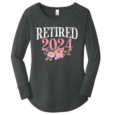 Retired 2024 Not My Problem Anymore Women's Perfect Tri Tunic Long Sleeve Shirt